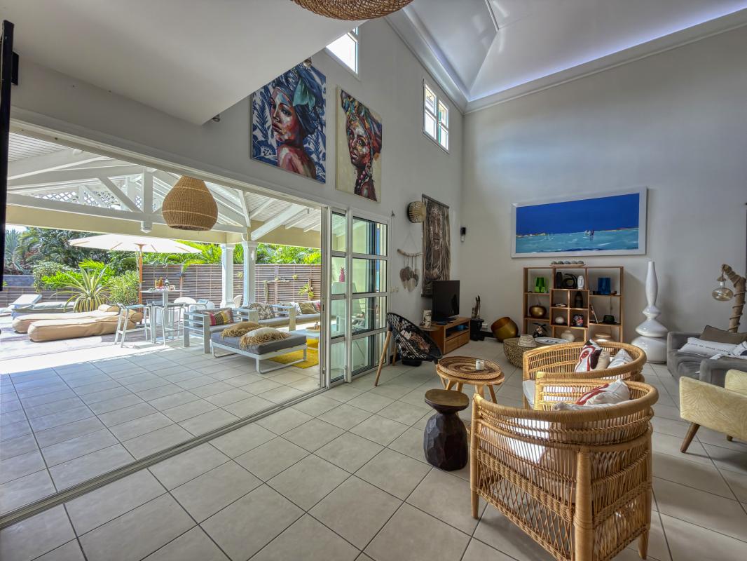 20.Location villa 4 chambres piscine saint françois guadeloupe - Vue mer